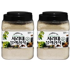 일일곡식 우리땅에서 자란 서리태 블랙선식, 1.2kg, 2개