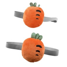 쿼르디 커튼 고정 스트랩 타이 끈, 당근, 2개