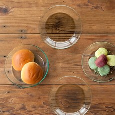 니코트 그린쿠페 내열유리 접시 소 4개입