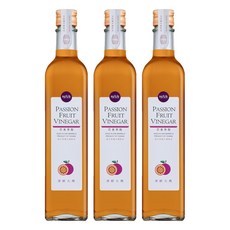 HSU'S LEGEND 潭酵天地 橡木桶純釀造水果醋 百香果, 3個, 500ml