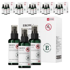 브라운 버그라인 벌레 모기기피제 스프레이, 60ml, 18개