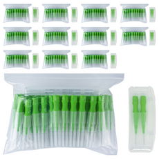 DADEN I字型牙間刷 0.7mm+收納盒, 100支, 6組