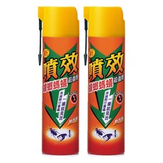 噴效 蟑螂螞蟻殺蟲劑, 600ml, 2瓶