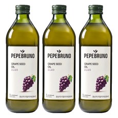 페페브루노 포도씨유, 1L, 3개