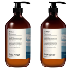NARD 香氛護髮素 嬰兒爽身粉香, 2瓶, 1L