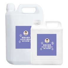 BUBUBOSS 寶寶防護罩 洗衣用次氯酸水 超值組 輕巧補充瓶 2L + 超值補充瓶 4L, 1組, 6L