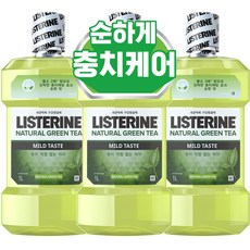 LISTERINE 李施德霖 綠茶漱口水, 1L, 3入