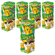 LOTTE 樂天 小熊餅 巧克力風味, 37g, 6盒