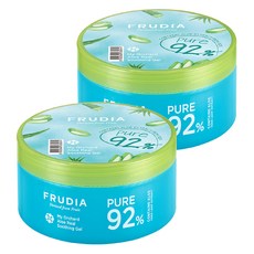 FRUDIA 友肌舒果 蘆薈舒緩保濕凝凍 92%蘆薈萃取, 300ml, 2罐