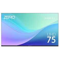 와이드뷰 4K UHD LED 고화질 TV, 190cm(75인치), EKW75UT1, 벽걸이형, 방문설치