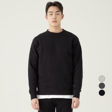 시티파이 남성용 얇은 기모 스웨트셔츠