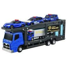 TOMICA 出動! 警察運輸車組 附小車, 藍色, 1台