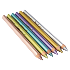 LYRA Super Ferby 金屬彩色鉛筆 6.25mm特粗筆芯 三角筆桿, 6支, 6色