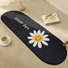 비욘드리빙 굿필링 도톰한 미끄럼방지 패브릭 발매트, 데이지 GOOD DAY