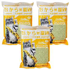 iCat 寵喵樂 環保天然豆腐砂 6L/包, 綠茶, 3包