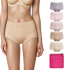 굿데이포유 모달 노라인 팬티 5종 + 파우치 세트