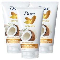 Dove 多芬 Body Love修護手霜 椰奶香, 3個, 75ml