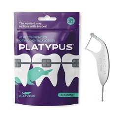 Platypus 牙線棒, 30入, 1組