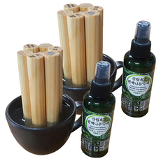 친환경편백아트 편백나무 명품 가습기세트 컵, 2세트