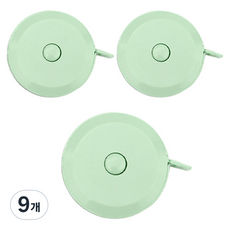 라붐 파스텔톤 미니 줄자 민트, 9개, 1.5m