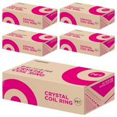 카피어랜드 3:1 코일링 1kg 19개입, 38mm, 투명, 95개