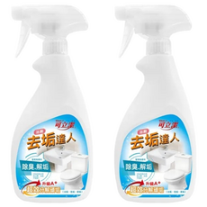 Klean J 可立潔 浴廁去垢達人, 超效分解頑垢，除臭解垢，葡萄柚香味, 2瓶, 450g