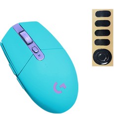 로지텍 G304 LIGHTSPEED 게이밍 무선 마우스 M-R0071 + 피트 세트, 민트(마우스)