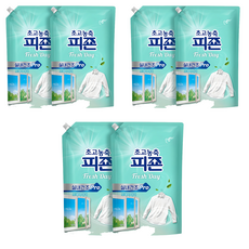 碧珍 室內晾乾 Pro 超高濃縮纖維柔軟精 Fresh Day香氛 補充包, 6個, 1.7L