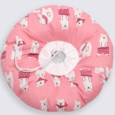 寵物頸墊頸圈FYQ011粉紅熊XS, 1個