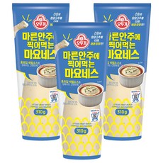 오뚜기 마른안주에 찍어먹는 마요네스, 310g, 3개