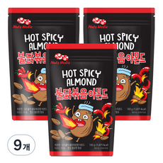 넛츠홀릭 불닭볶음 아몬드, 180g, 9개