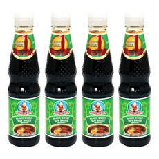 HEALTHY BOY 泰國甜黑醬油 甜老抽, 4個, 410g