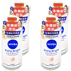 NIVEA 妮維雅 香氛淨白系列 止汗爽身乳液 碎花夢境, 50ml, 4瓶