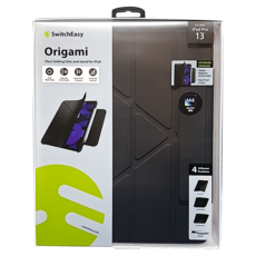 SwitchEasy 魚骨牌 Origami 全方位支架保護殼, 黑色, 1個