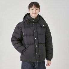 WHO.A.U 男款連帽可拆短版鴨絨外套 WHJDE1194U