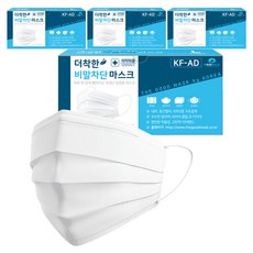 더착한인 비말차단 마스크 L KF-AD, 50개입, 4개, 화이트
