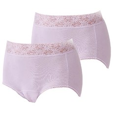 Cervin MASA HOME 女用速吸安心防漏尿失禁褲 LL 紫色 腰部蕾絲 主體面料100%棉, 1件, 2件