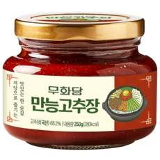 MUHWADANG 萬能韓國辣椒醬, 1個, 250克