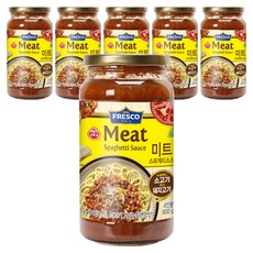 오뚜기프레스코 미트 파스타 소스, 600g, 6개