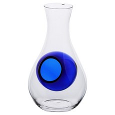 Hiyatto 藍色孔洞玻璃清酒瓶, 1個
