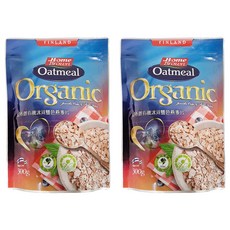 紅布朗 有機冰河雙色燕麥片, 300g, 2包