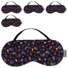 GREEN LIFE 草本眼部熱敷袋 藍色水果碎花, 1入, 5個