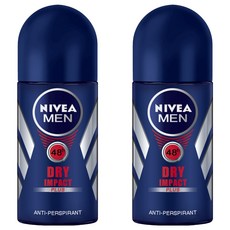 妮維雅男士乾爽滾珠除臭劑, 50ml, 2個