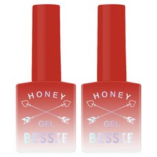 BESSIE Honey Gel 2 寶石故事 GemStone Story 彩色凝膠, PH16 玫瑰石, 11ml, 2個