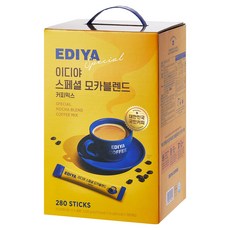 EDIYA COFFEE 特調摩卡咖啡粉隨身包, 280包, 1盒