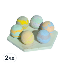 비즐리 버블 다이나마이트 거품 입욕제 6종 세트, 2개, 150g