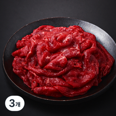 한우 1등급 불고기용 (냉장), 300g, 3개