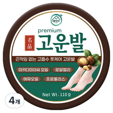 홈닥터 명품 고운발 프리미엄 풋케어 크림, 110g, 4개, 1개입