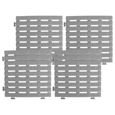 PMU 必美優 DIY工作小站版 台灣製造, 灰色, 4個