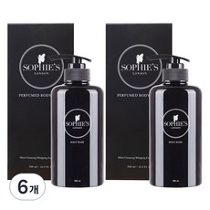소피스런던 퍼퓸드 바디워시 001, 6개, 500ml